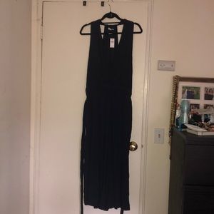 GAP surplice halter jumpsuit